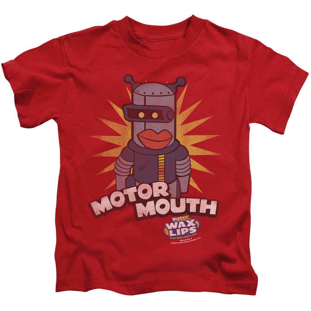 Dubble Bubble Motor Mouth Juvenile Kids Youth T Shirt Red (7) Officially Licensed