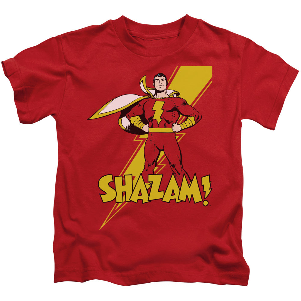 DC Comics Shazam! Juvenile Kids Youth T Shirt Red