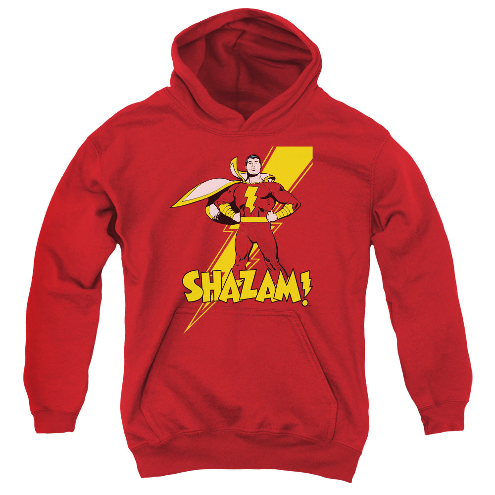 DC Comics Shazam! Kids Youth Hoodie Red