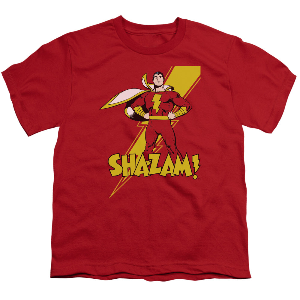 DC Comics Shazam! Kids Youth T Shirt Red