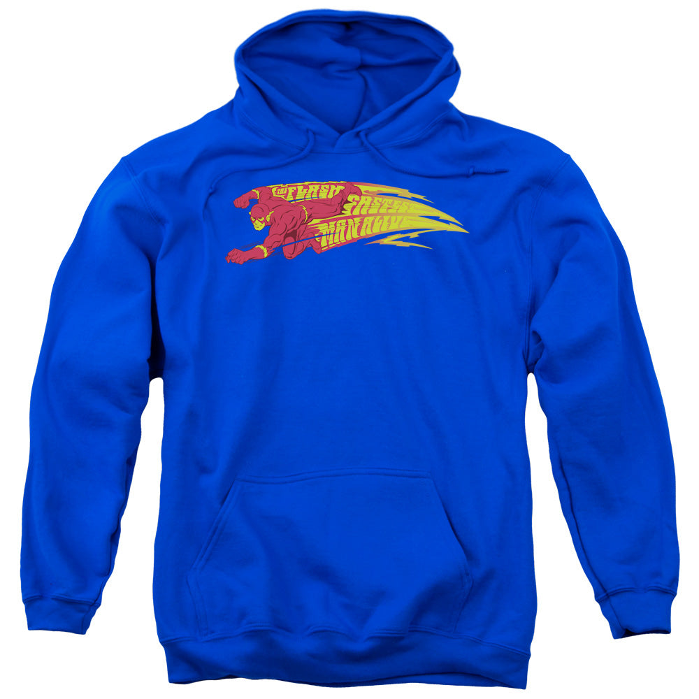 DC Comics Flash Fastest Man Alive Mens Hoodie Royal Blue