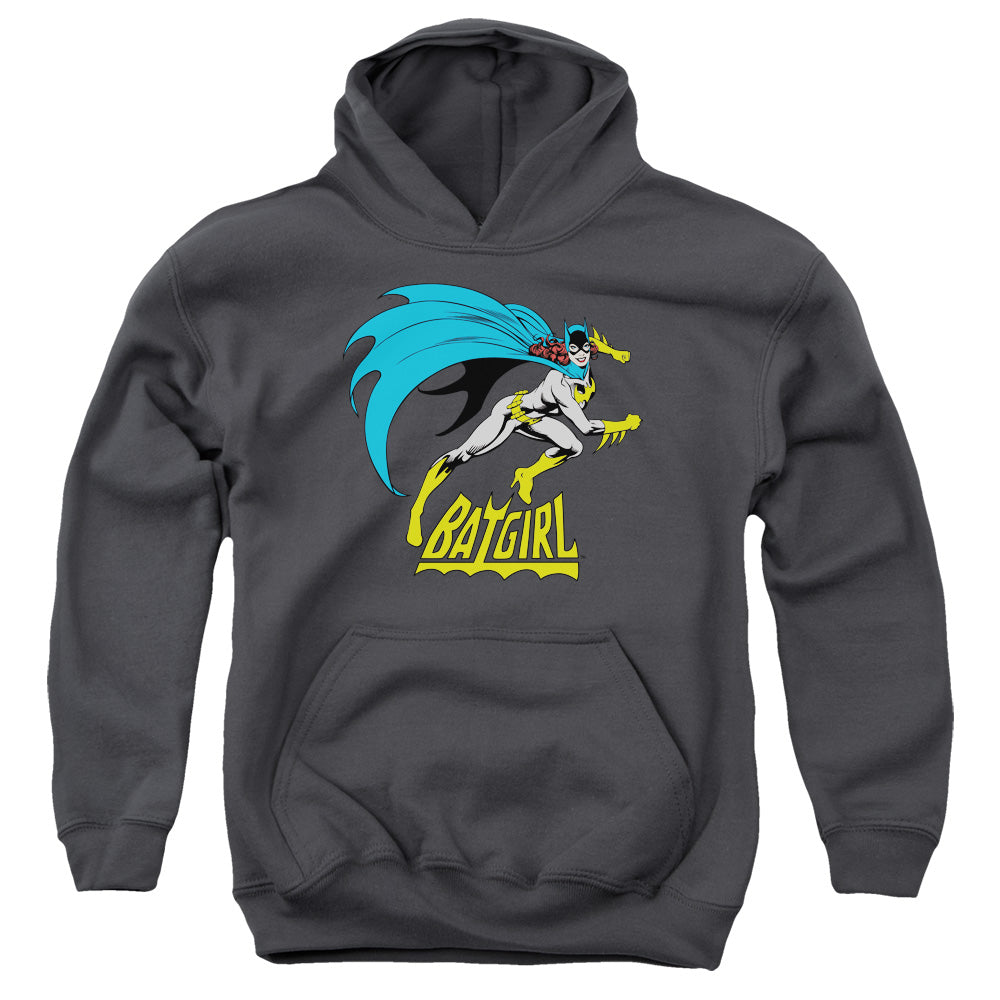 DC Comics Batgirl is Hot Kids Youth Hoodie Charcoal