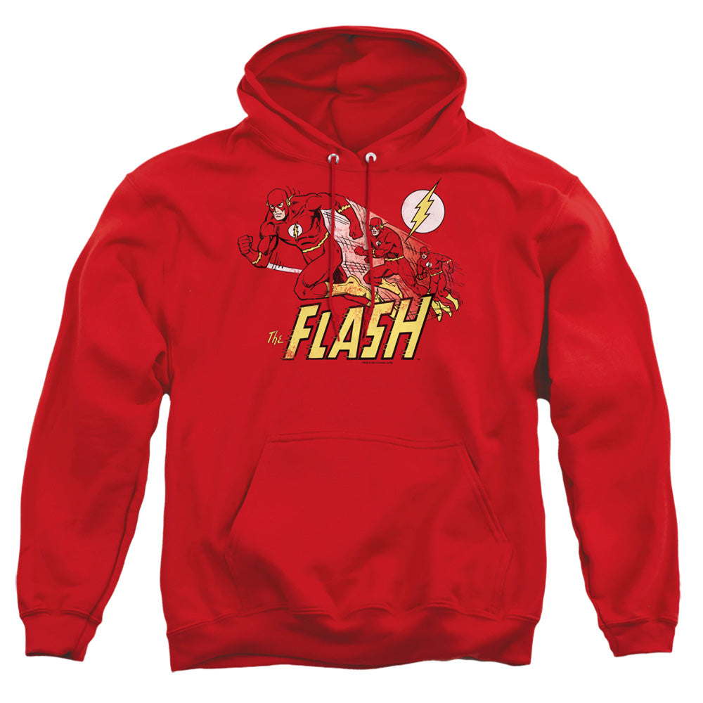 Dc Flash Crimson Comet Mens Hoodie Red Officially Licensed