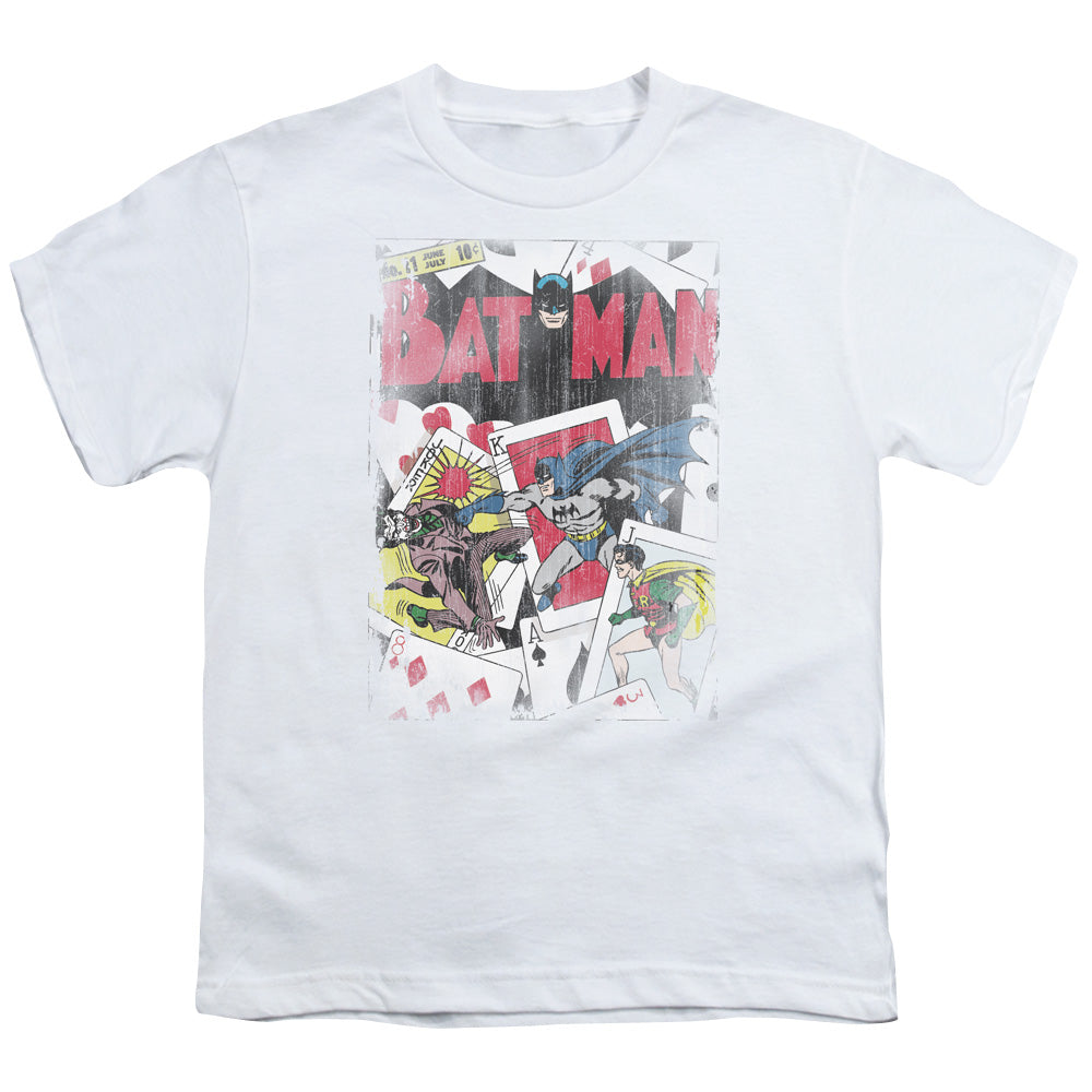 DC Comics Number 11 Distressed Kids Youth T Shirt White