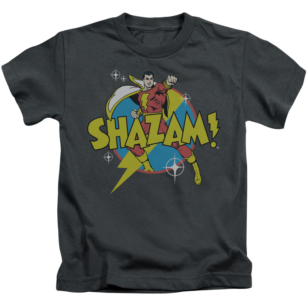 DC Comics Power Bolt Juvenile Kids Youth T Shirt Charcoal