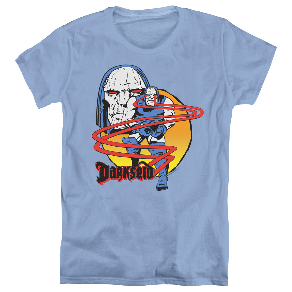 DC Comics Not Amused Womens T Shirt Carolina Blue