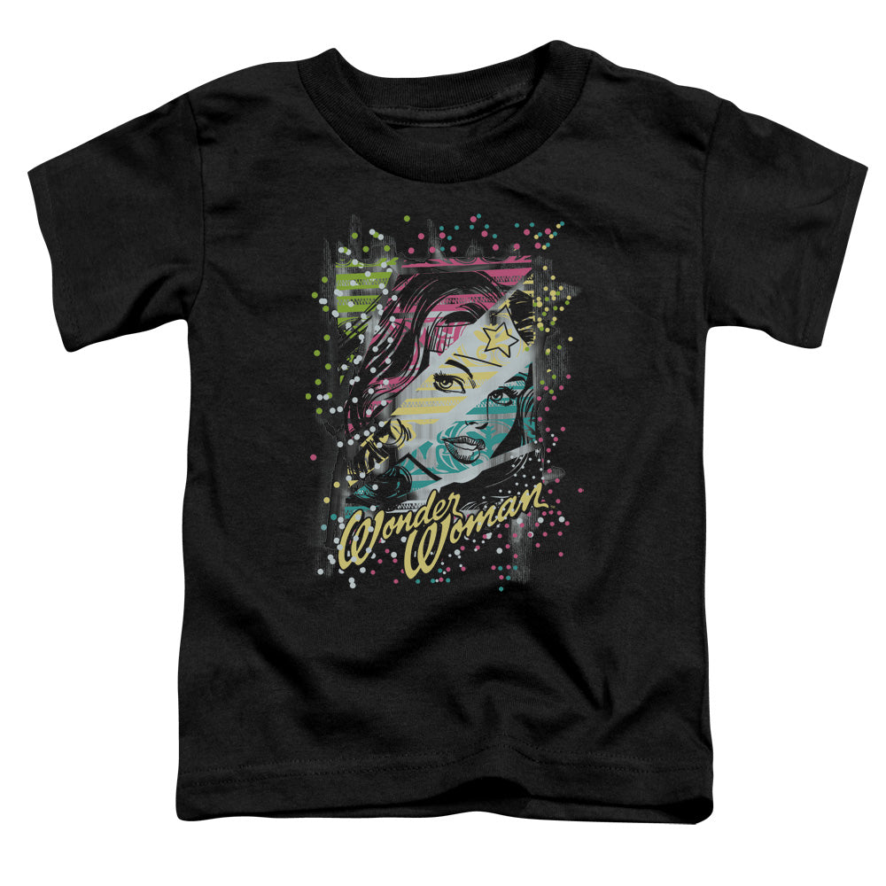 DC Comics Color Block Toddler Kids Youth T Shirt Black