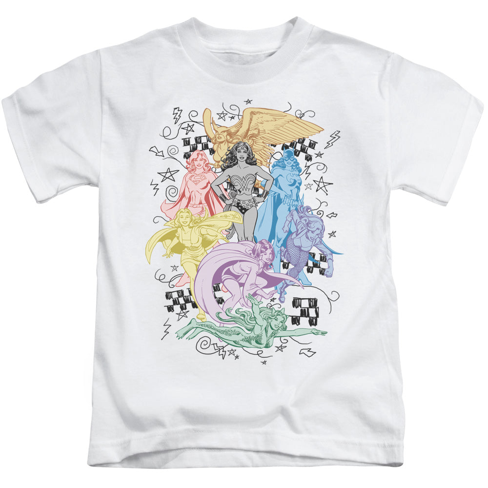 DC Comics Super Juvenile Kids Youth T Shirt White