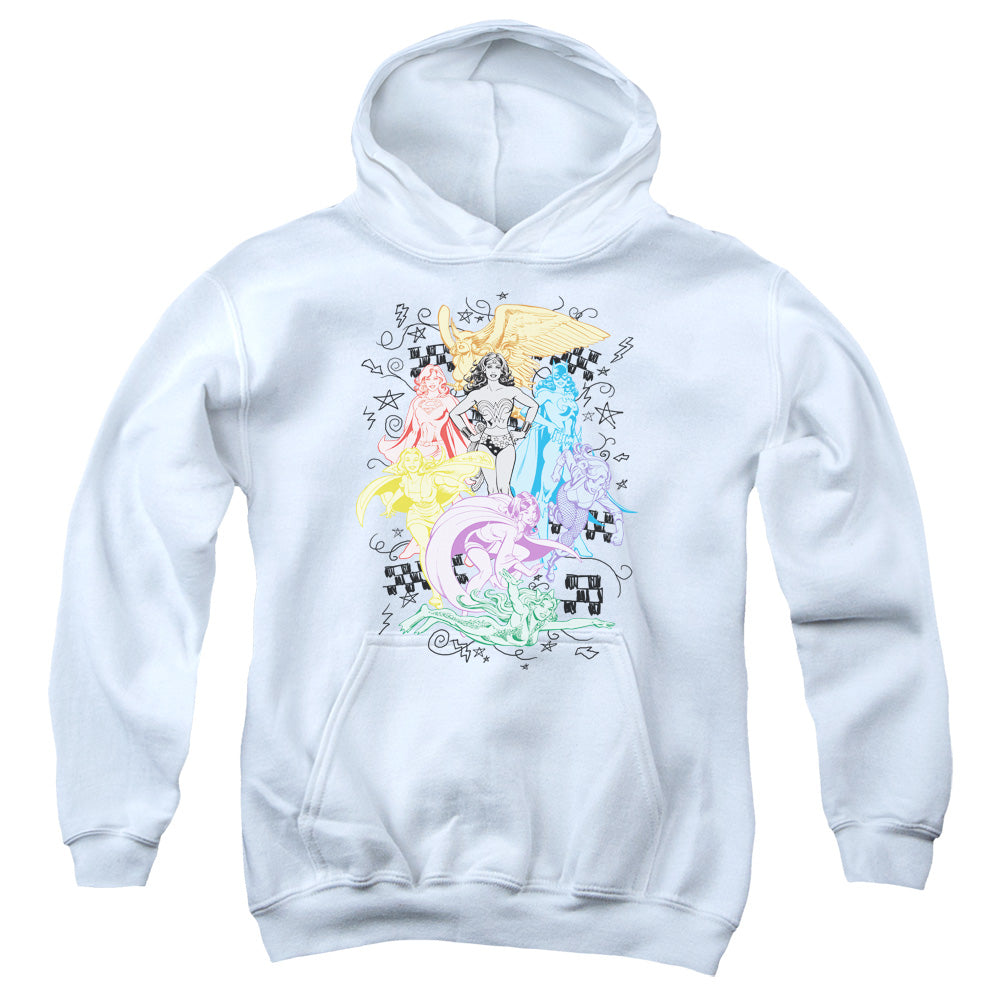 DC Comics Super Kids Youth Hoodie White