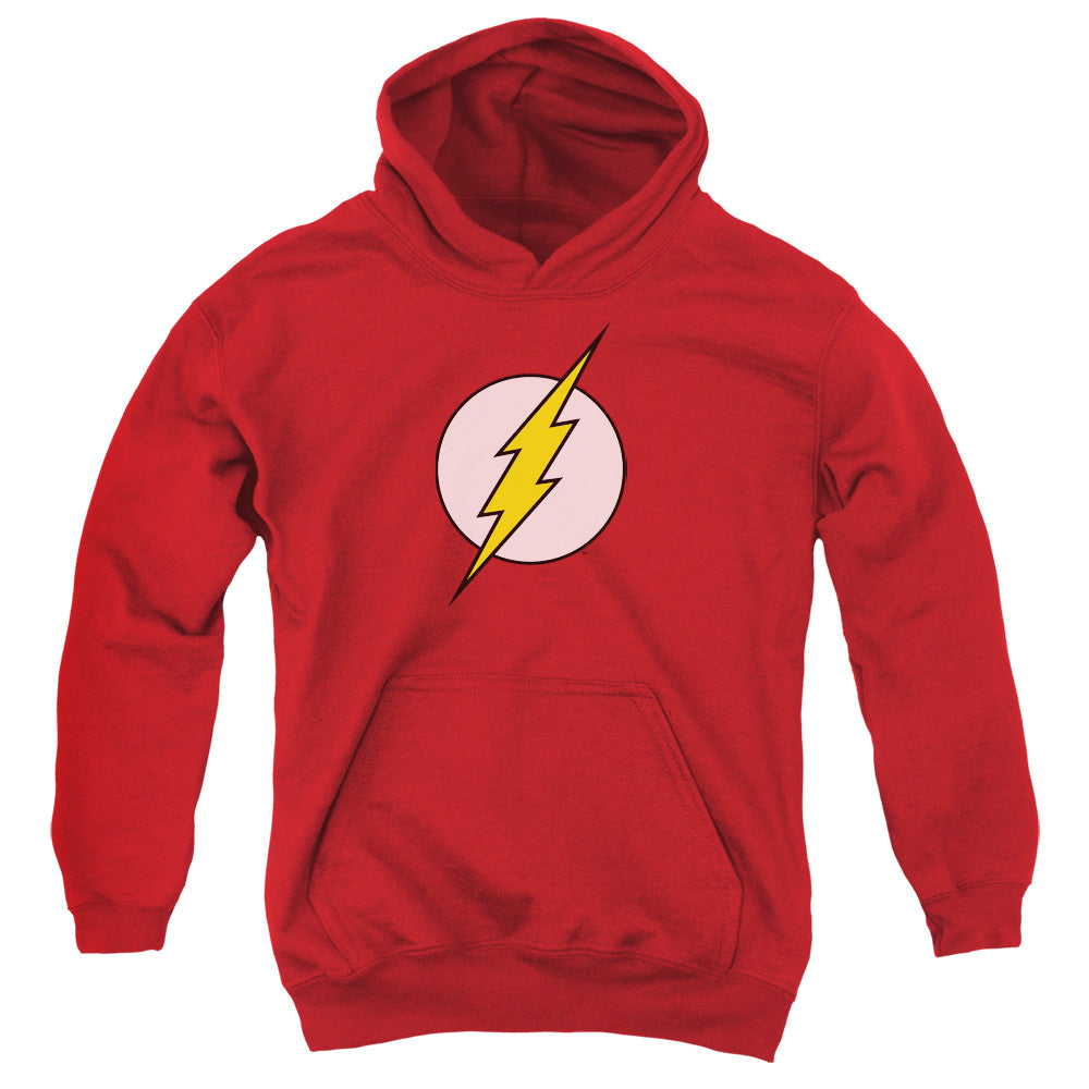 DC Comics Flash Flash Logo Kids Youth Hoodie Red