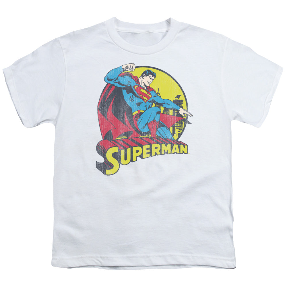 DC Comics Big Blue Kids Youth T Shirt White