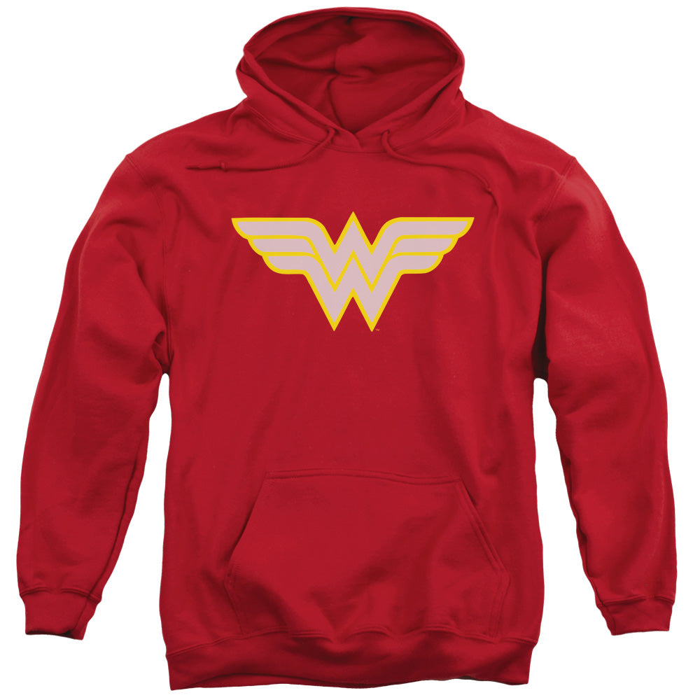 DC Comics Ww Logo Mens Hoodie Red