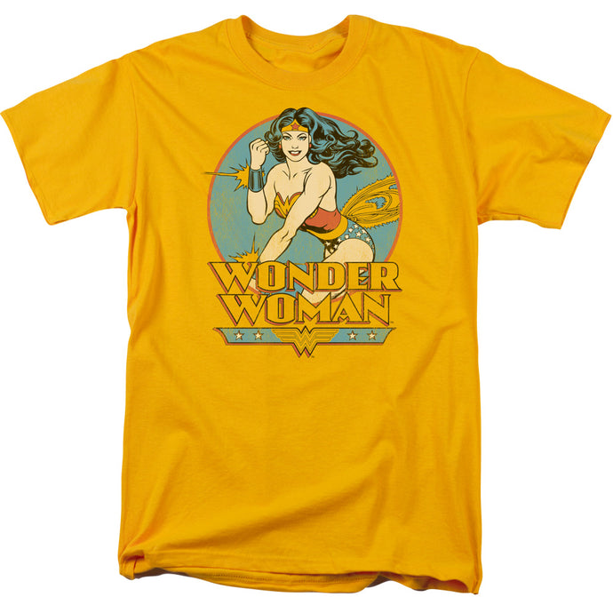 DC Comics Wonder Woman Mens T Shirt Gold