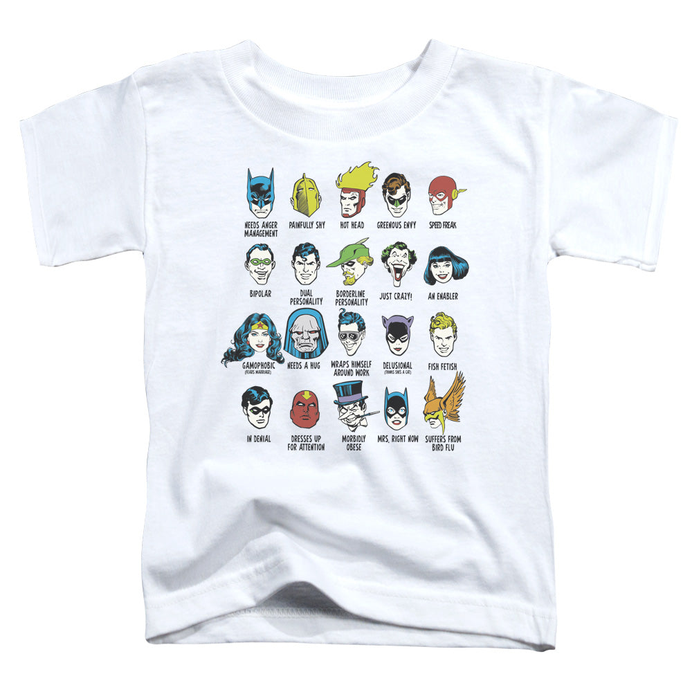DC Comics Superhero Issues Toddler Kids Youth T Shirt White
