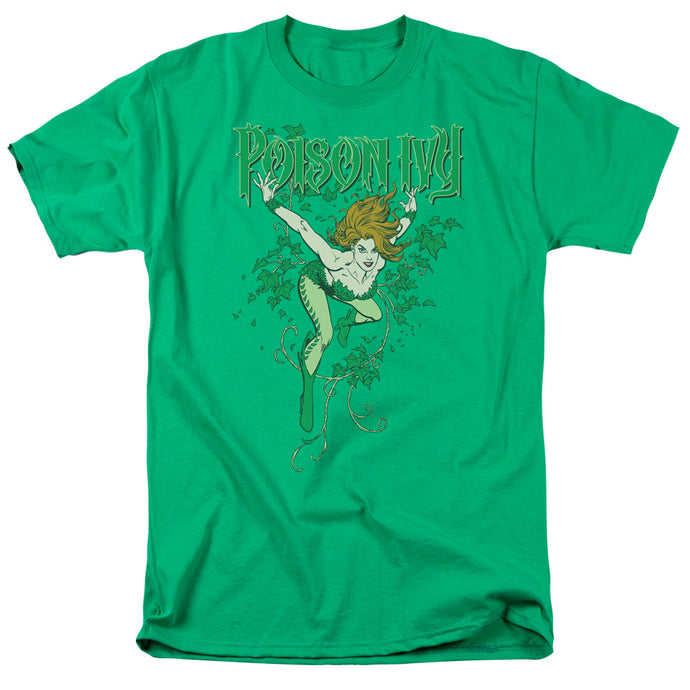 DC Comics Poison Ivy Mens T Shirt Kelly Green