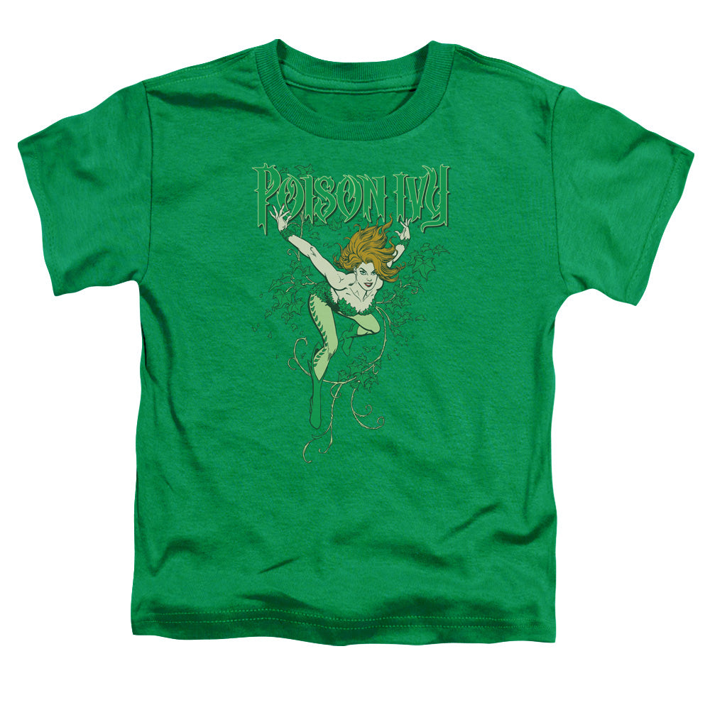 DC Comics Poison Ivy Toddler Kids Youth T Shirt Kelly Green
