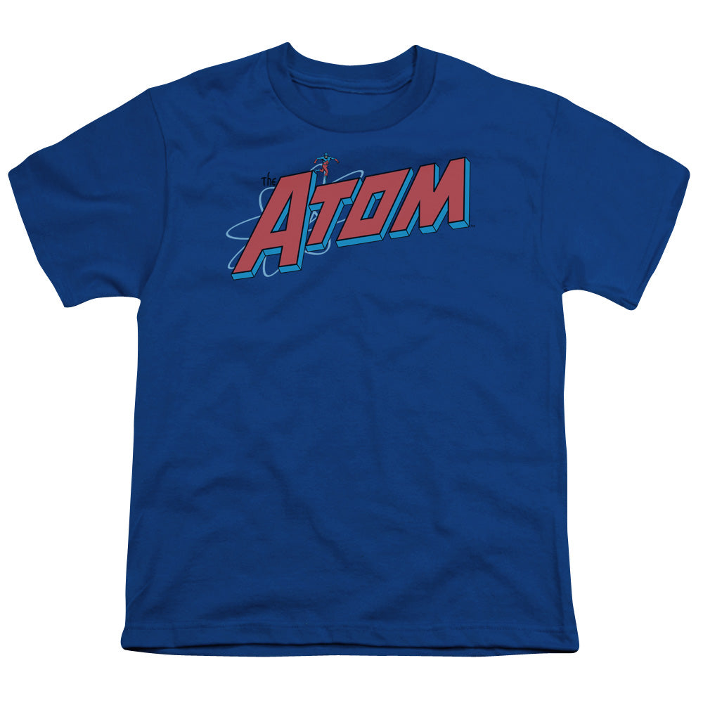 DC Comics the Atom Kids Youth T Shirt Royal Blue