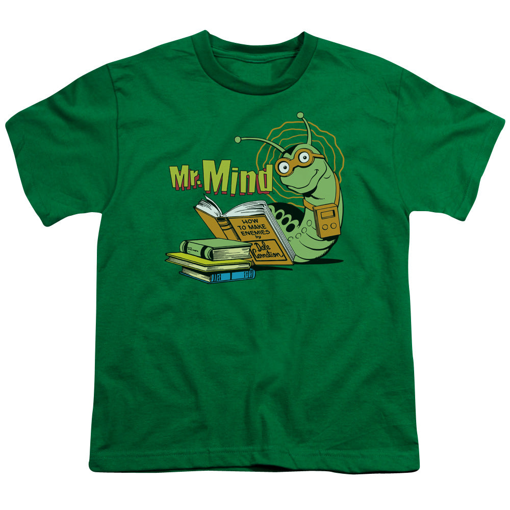 DC Comics Mr Mind Kids Youth T Shirt Kelly Green