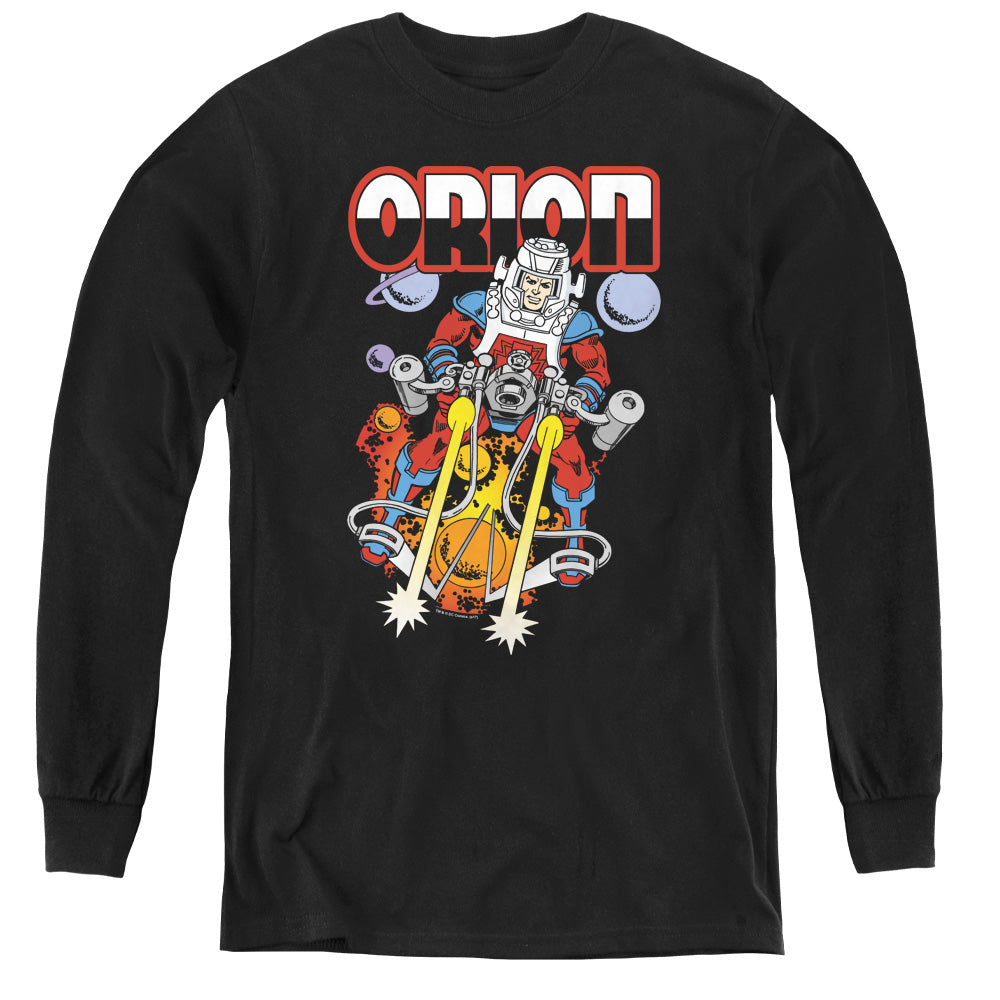 DC Comics Orion Long Sleeve Kids Youth T Shirt Black