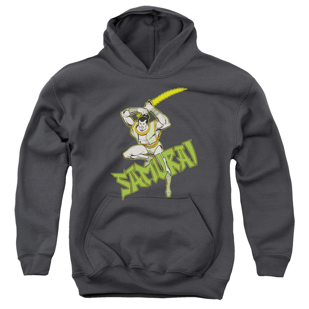 DC Comics Samurai Kids Youth Hoodie Charcoal