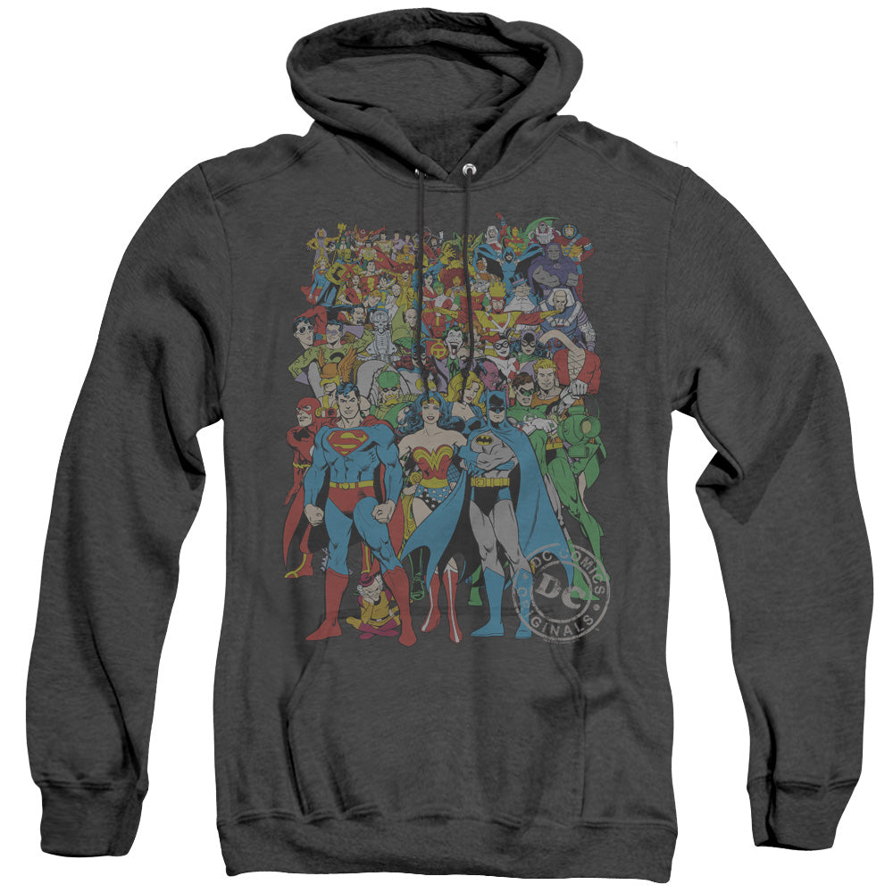 DC Comics Original Universe Heather Mens Hoodie Black