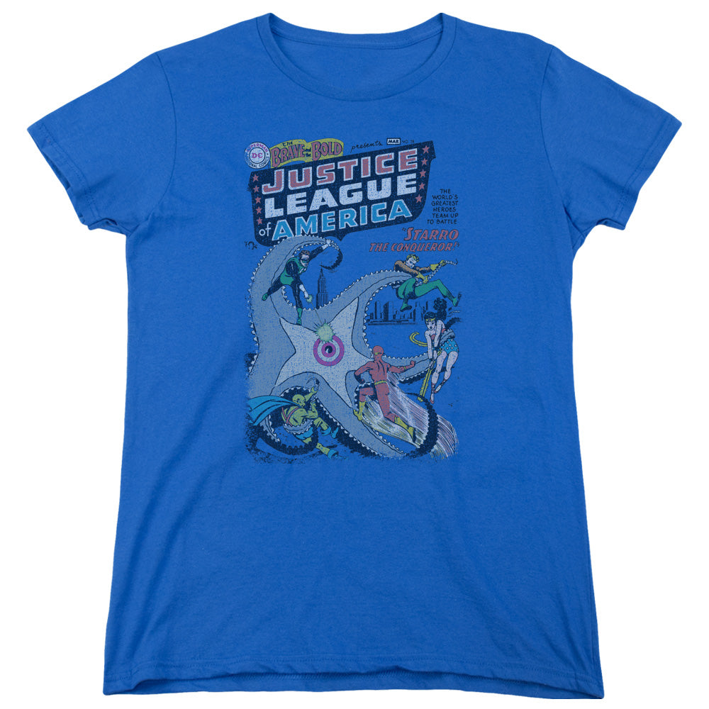 DC Comics No 28 Womens T Shirt Royal Blue