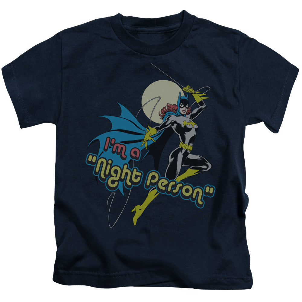 DC Comics Night Person Juvenile Kids Youth T Shirt Navy Blue
