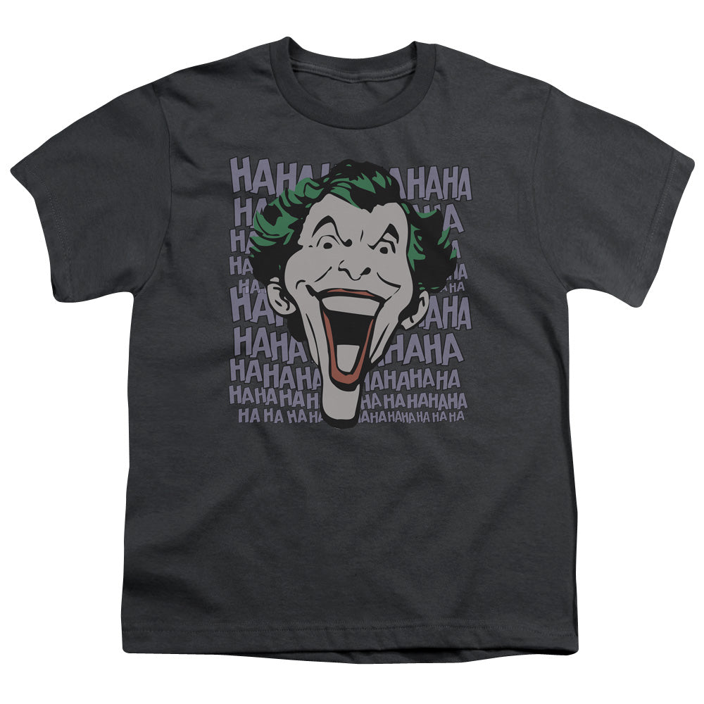 DC Comics Dastardly Merriment Kids Youth T Shirt Charcoal