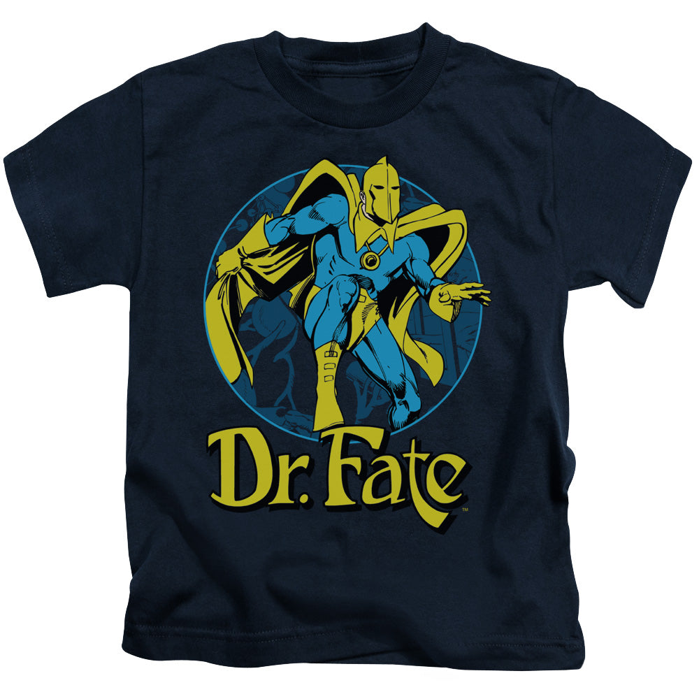 DC Comics Dr Fate Ankh Juvenile Kids Youth T Shirt Navy Blue
