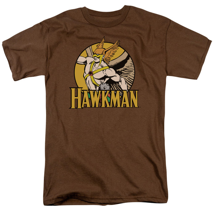 DC Comics Hawkman Mens T Shirt Coffee