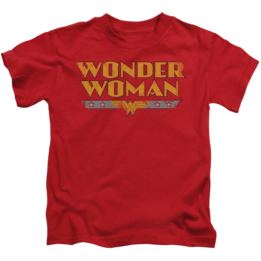 DC Comics Wonder Woman Logo Juvenile Kids Youth T Shirt Red