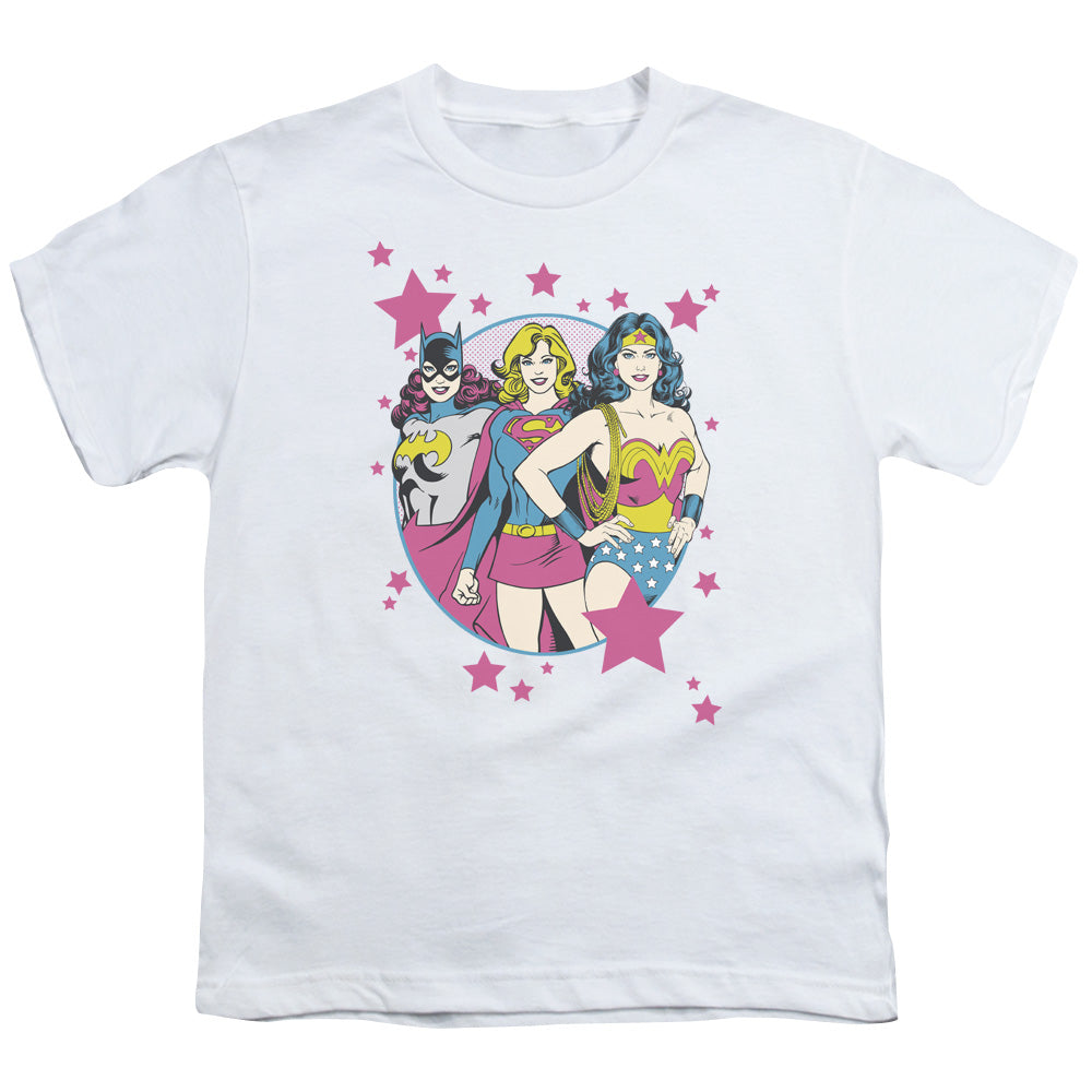 DC Comics We Are Superior Kids Youth T Shirt White