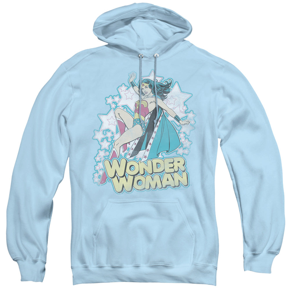 DC Comics Im Wonder Woman Mens Hoodie Light Blue