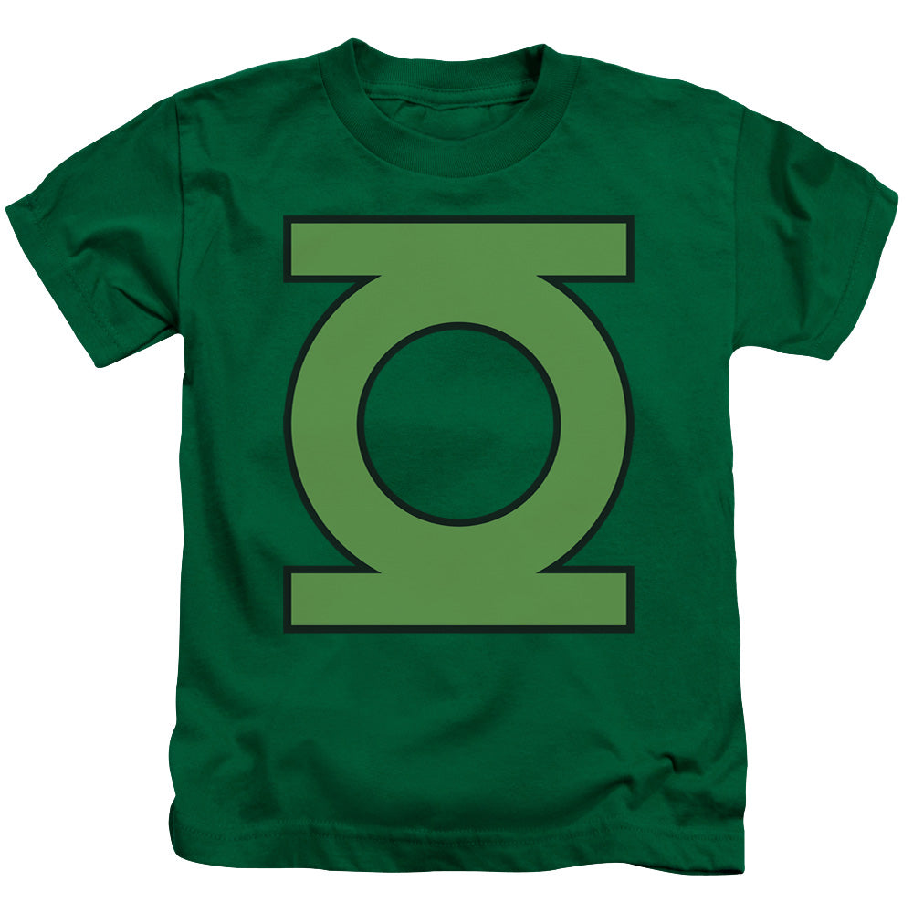 DC Comics Gl Emblem Juvenile Kids Youth T Shirt Kelly Green