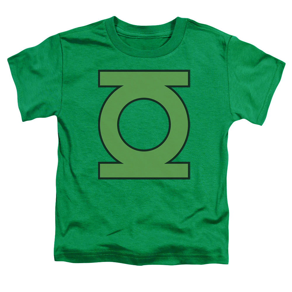 DC Comics Gl Emblem Toddler Kids Youth T Shirt Kelly Green