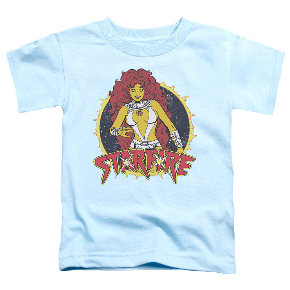 DC Comics Starfire Toddler Kids Youth T Shirt Light Blue