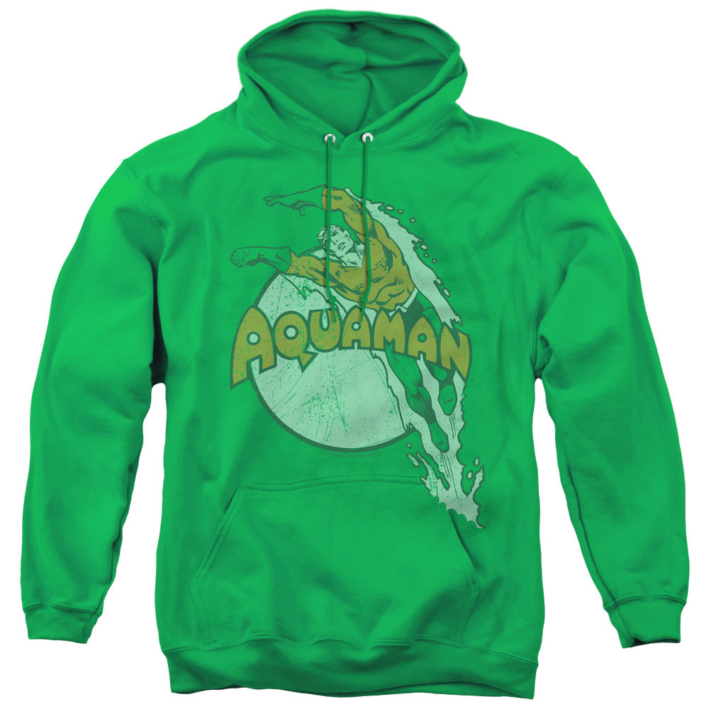 DC Comics Splash Mens Hoodie Kelly Green