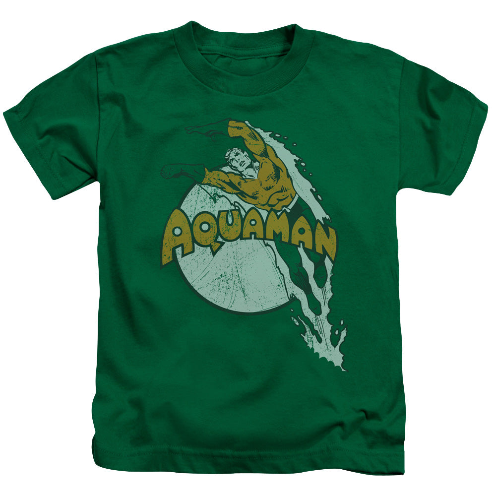 DC Comics Splash Juvenile Kids Youth T Shirt Kelly Green