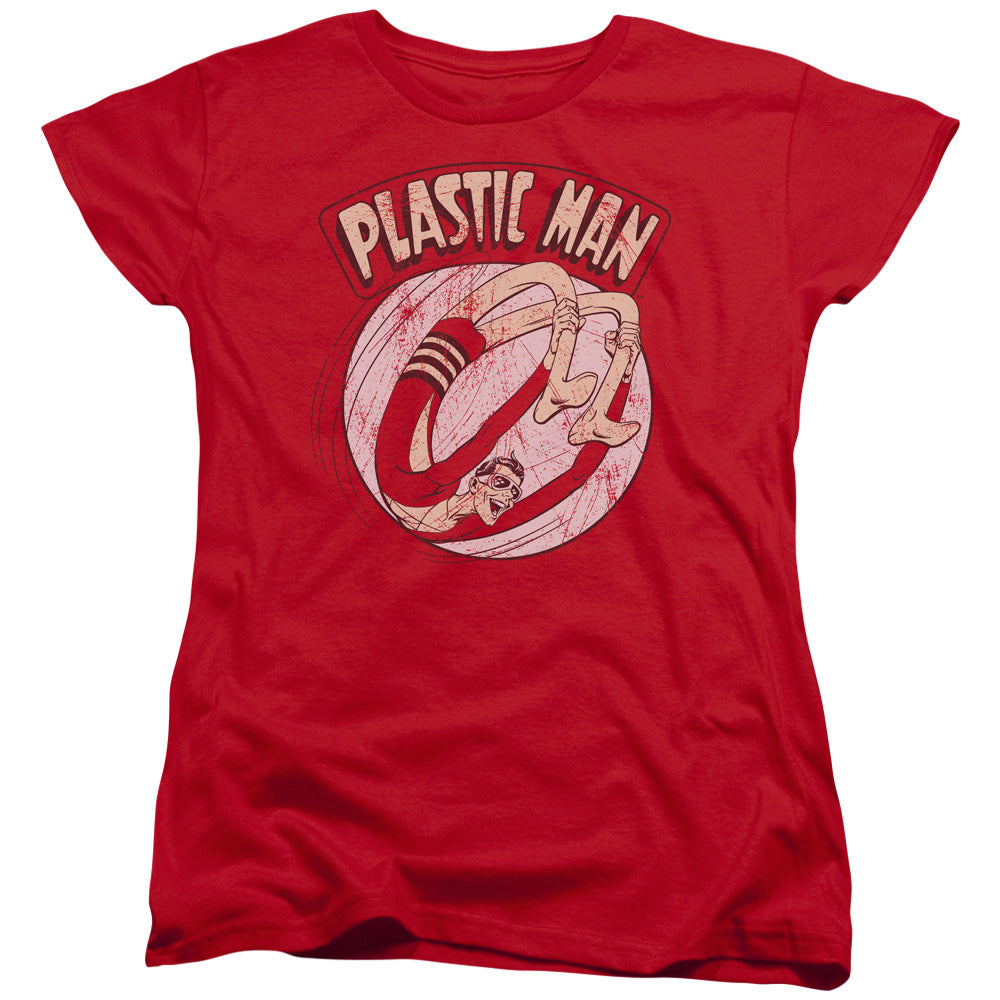DC Comics Bounce Womens T Shirt Red