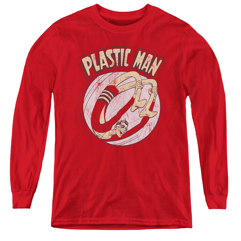 DC Comics Bounce Long Sleeve Kids Youth T Shirt Red
