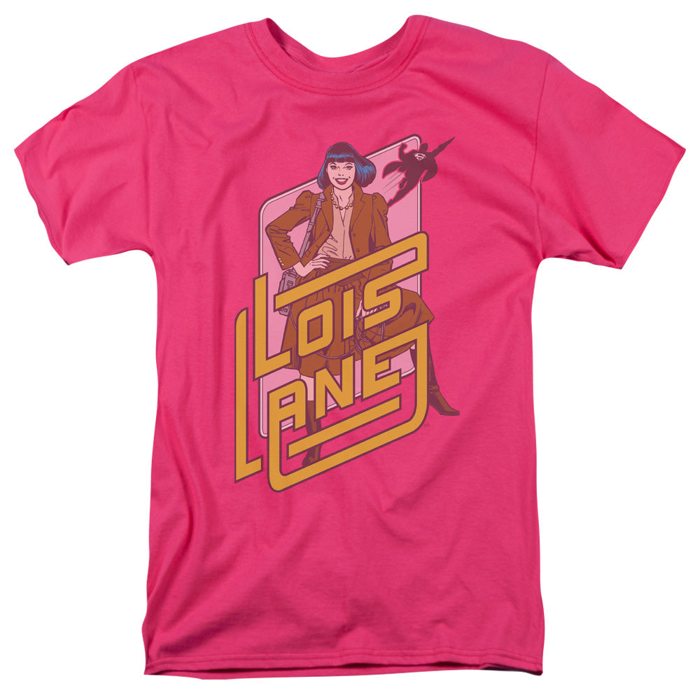 DC Comics Lois Lane Mens T Shirt Hot Pink