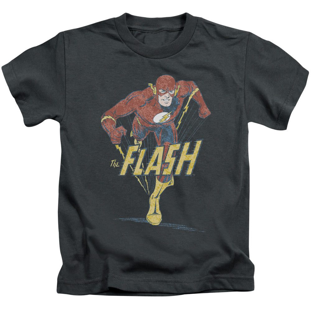 DC Comics Flash Desaturated Flash Juvenile Kids Youth T Shirt Charcoal