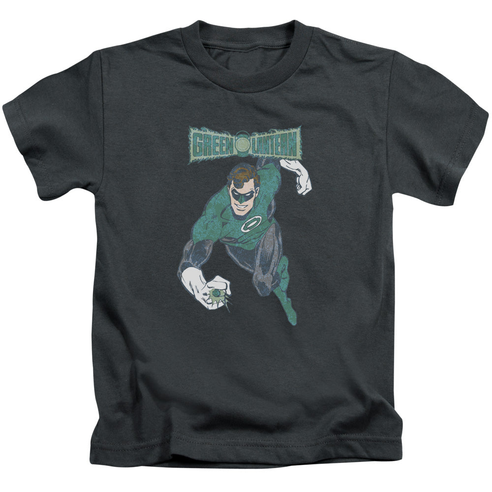 DC Comics Desaturated Green Lantern Juvenile Kids Youth T Shirt Charcoal