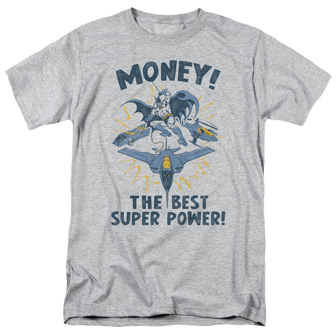 DC Comics Money Mens T Shirt Athletic Heather
