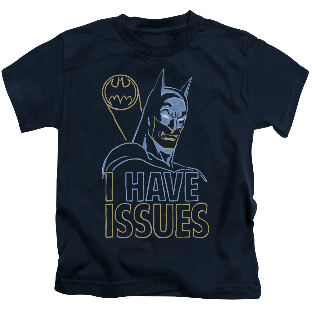 DC Comics Issues Juvenile Kids Youth T Shirt Navy Blue