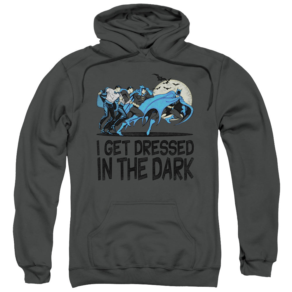 DC Comics Get Dressed Mens Hoodie Charcoal