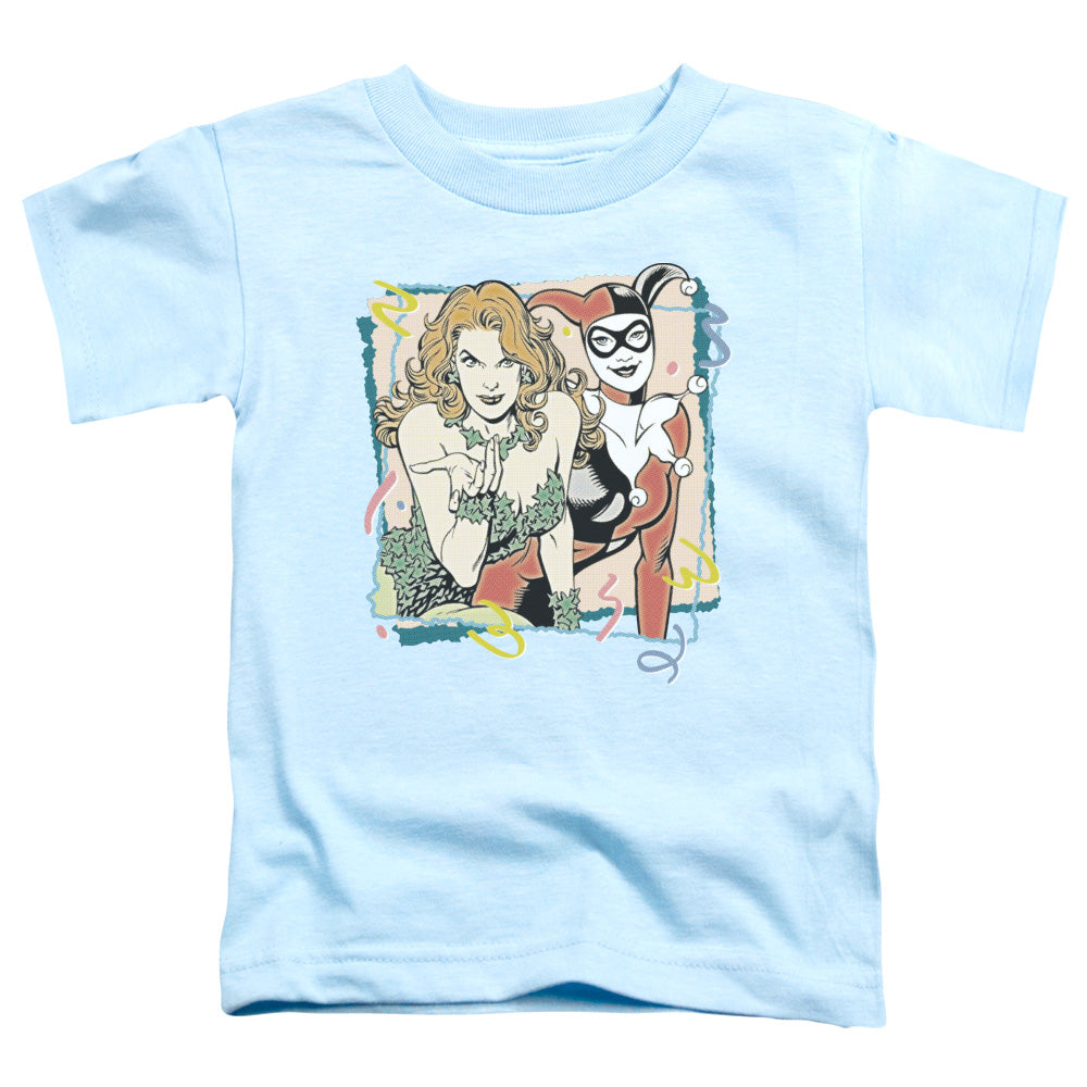 DC Comics Totally Harvey & Ivy Toddler Kids Youth T Shirt Light Blue