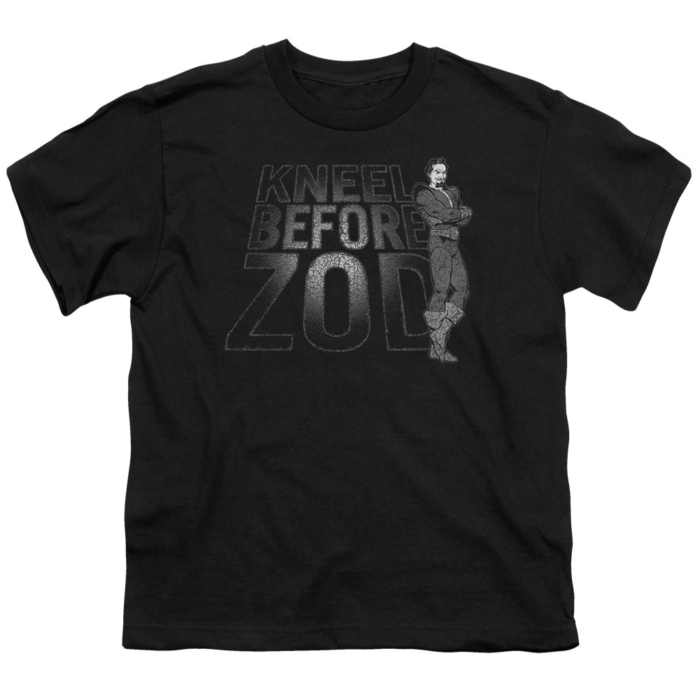 DC Comics Kneel Zod Kids Youth T Shirt Black