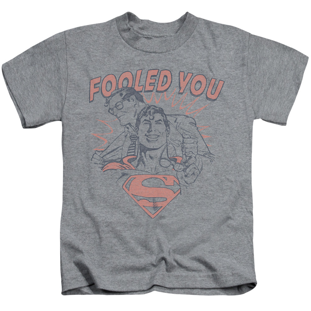 DC Comics Fooled You Juvenile Kids Youth T Shirt Athletic Heather