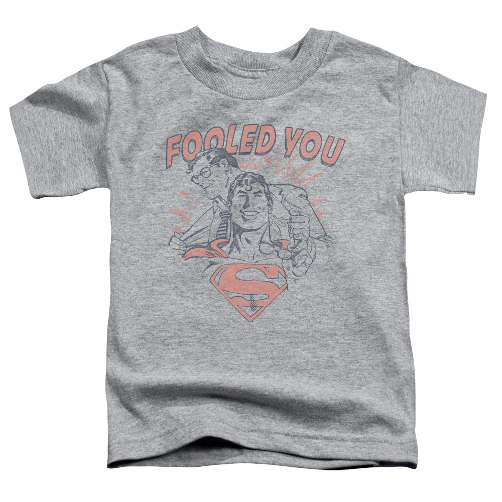 DC Comics Fooled You Toddler Kids Youth T Shirt Athletic Heather
